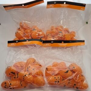Halloween Orange Pumpkin Party Favor Eggs (24ct X4)